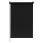 Schwarzes Seitenzugrollo, Verdunkelungsrollo für Fenster, 80x210 cm.