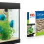 Juwel Cliff Light Filterverkleidung im Aquarium und in Produktverpackung.