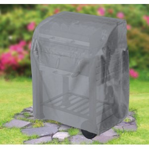 Tepro Abdeckhaube für Grillwagen, anthrazit, schützt vor Witterungseinflüssen.