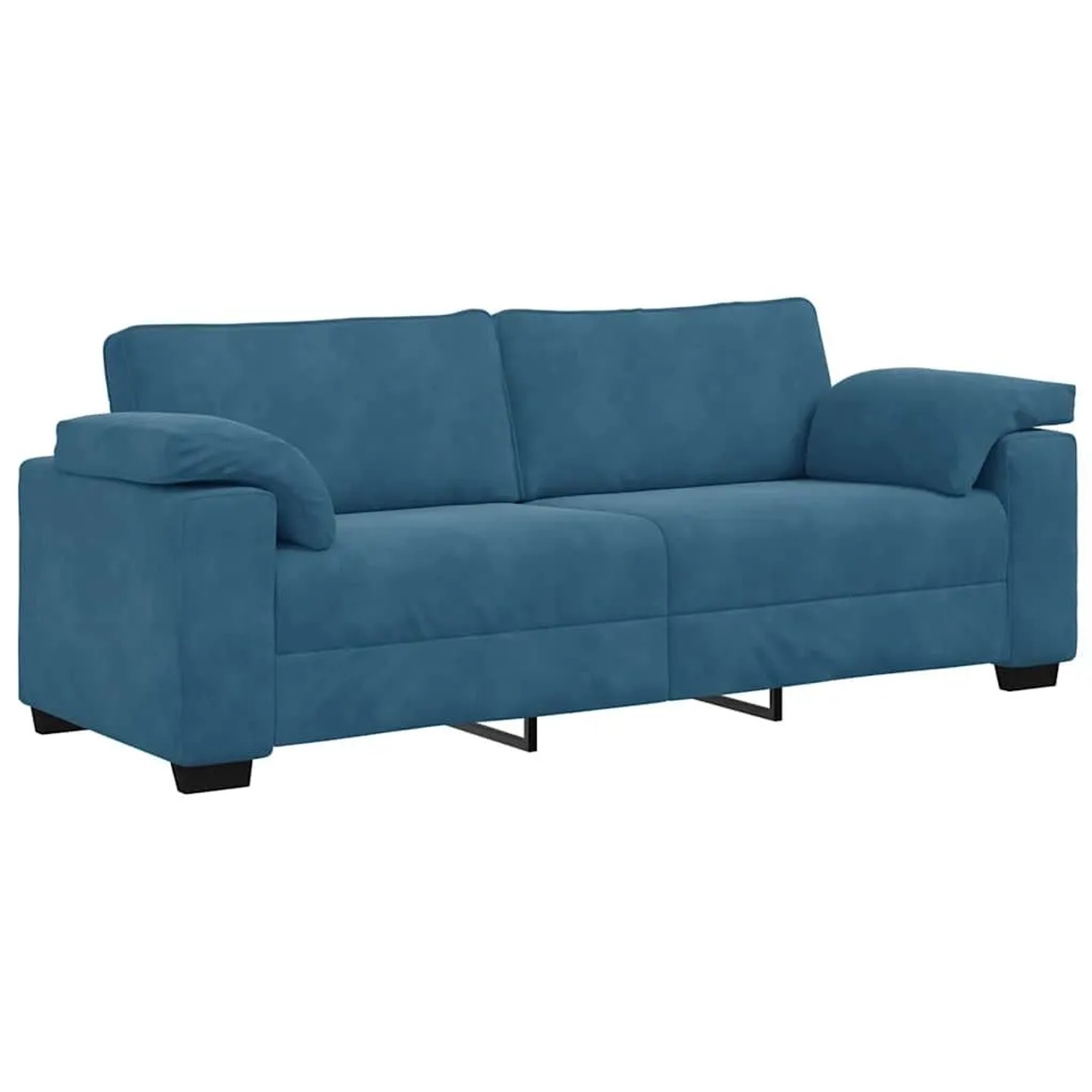 vidaXL 3-Sitzer-Sofa Blau 178 cm Samt 4105286 günstig online kaufen