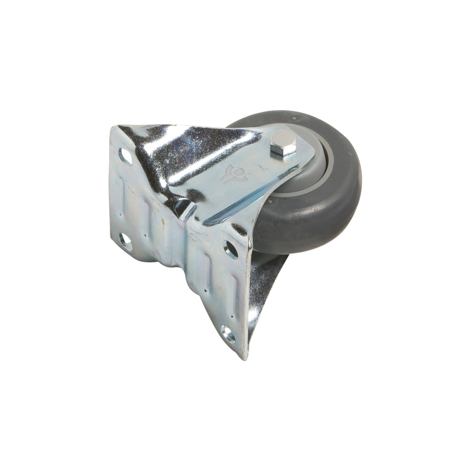 Transport-Bockrolle mit Thermoplast-Gummirad Ø 80 mm 140 kg