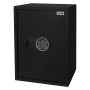 Schwarzer, feuerfester ECD Germany Safe Tresor (43L) mit digitaler Tastatur.