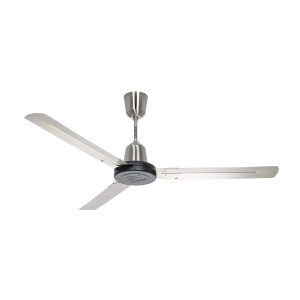 VORTICE Deckenventilator Nordik Heavy Duty Inox 160 für Gewerbe & Outdoor, Edelstahl Flügel