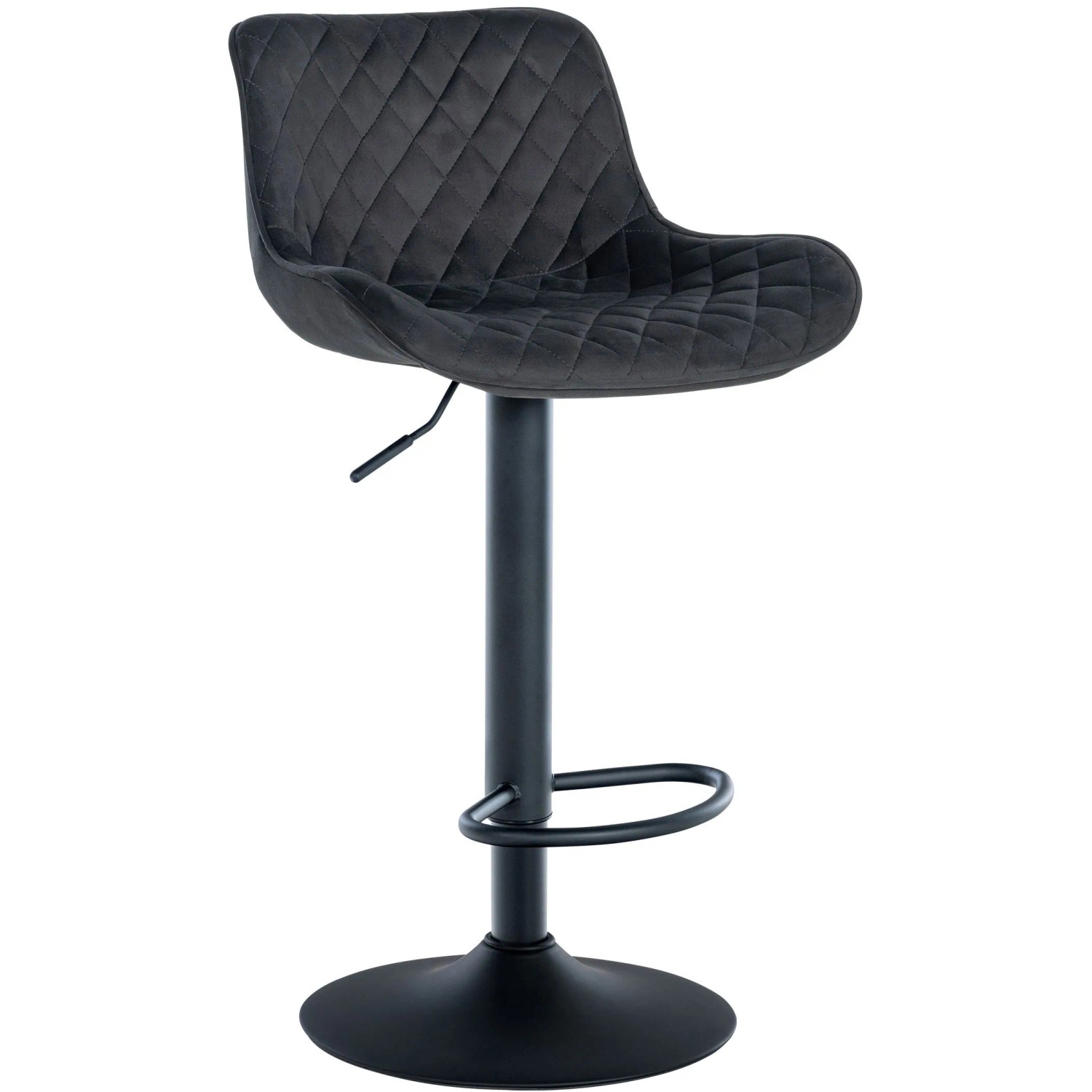 CLP Barhocker Minosa schwarz/Samt