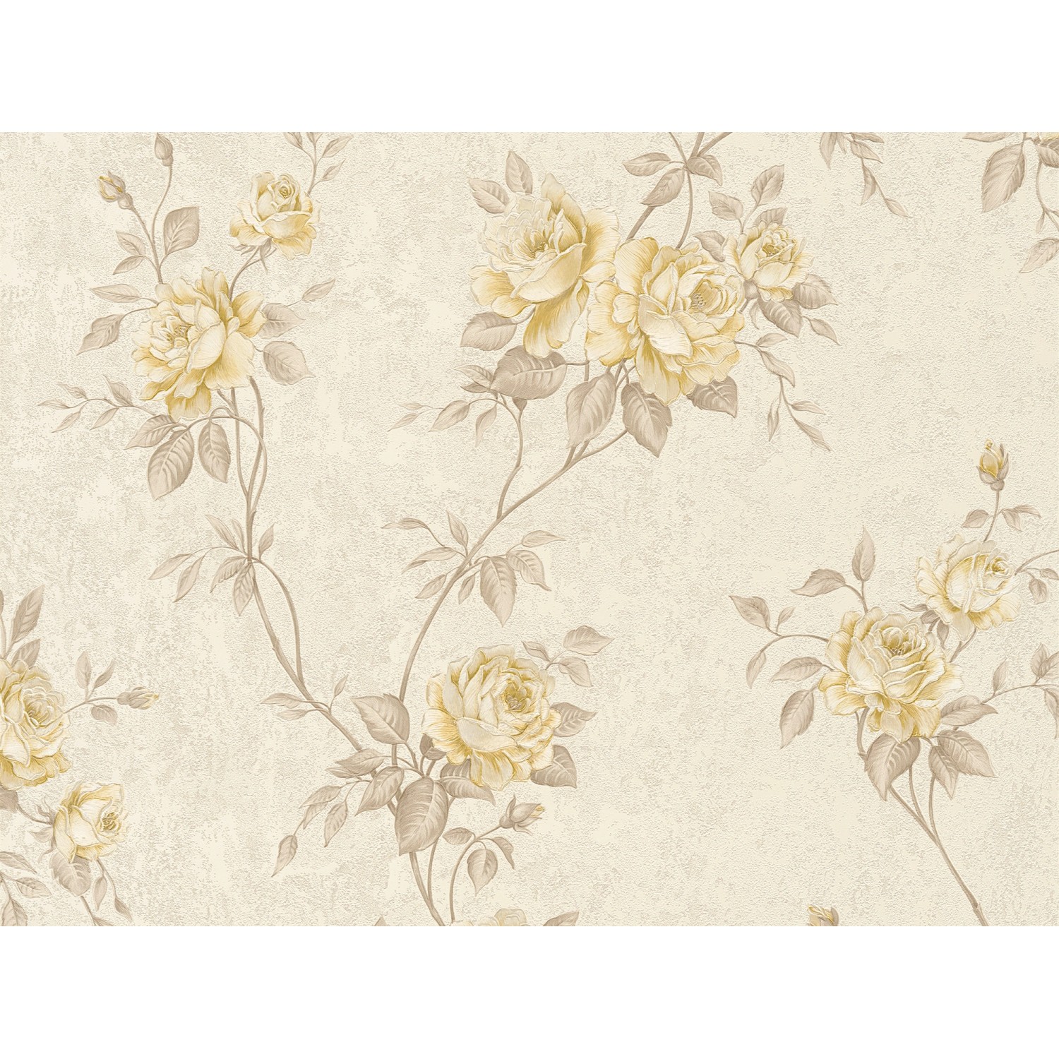 Bricoflor antik Tapete mit Blumen Vintage Vliestapete mit Rosen in Creme Be günstig online kaufen