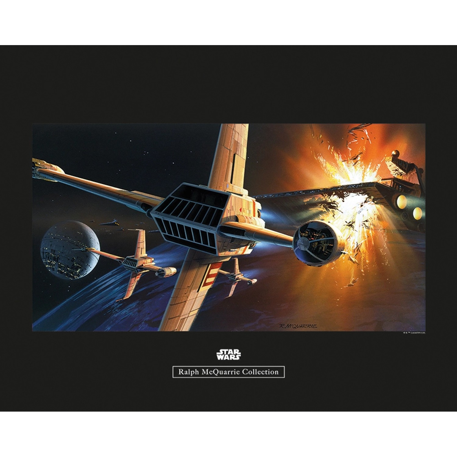 Komar Wandbild Star Wars Orbit War 50 x 40 cm günstig online kaufen