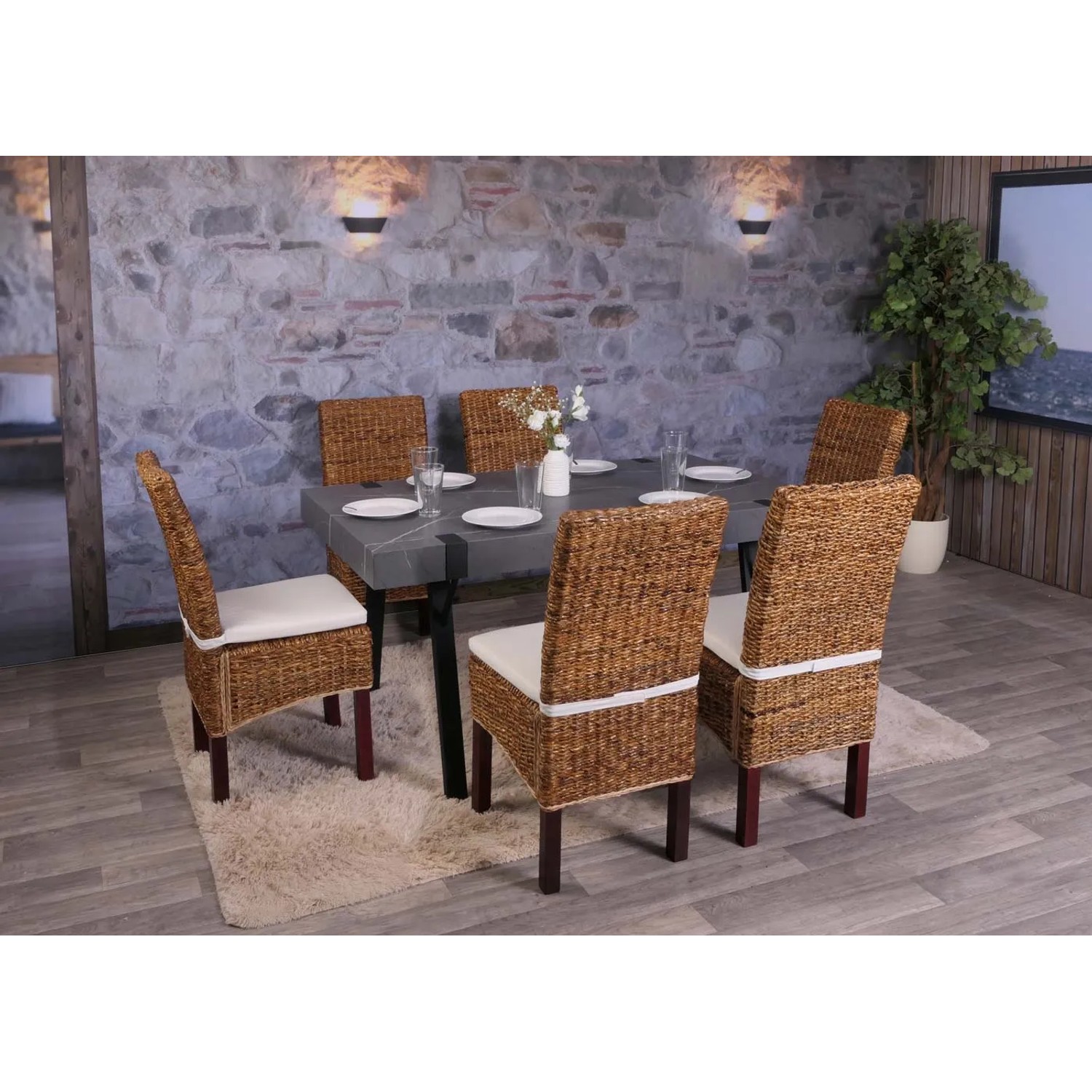 MCW Esszimmerstuhl Loiret 2er-Set Hell mit Kissen kaufen bei OBI 