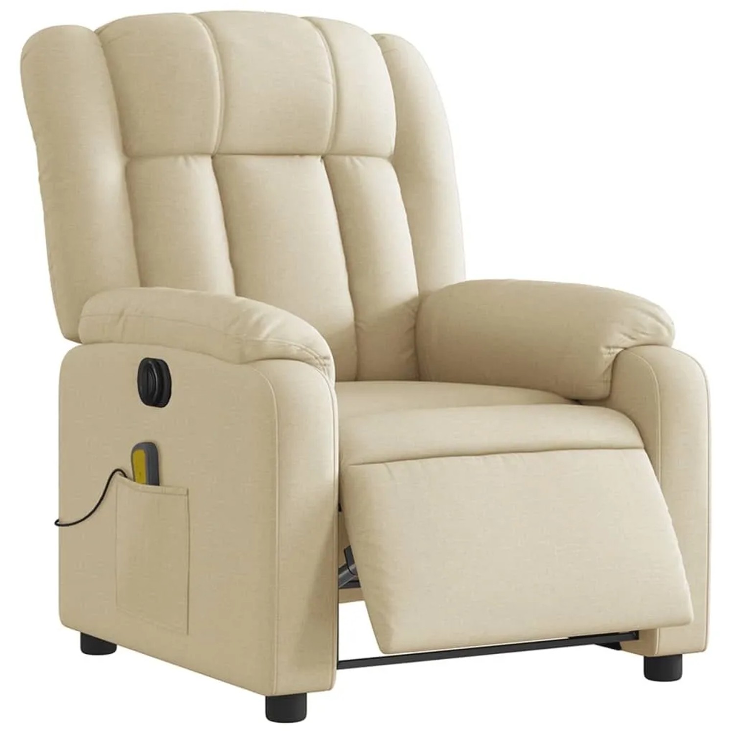 vidaXL Massagesessel Elektrisch Creme Stoff 3205313 günstig online kaufen