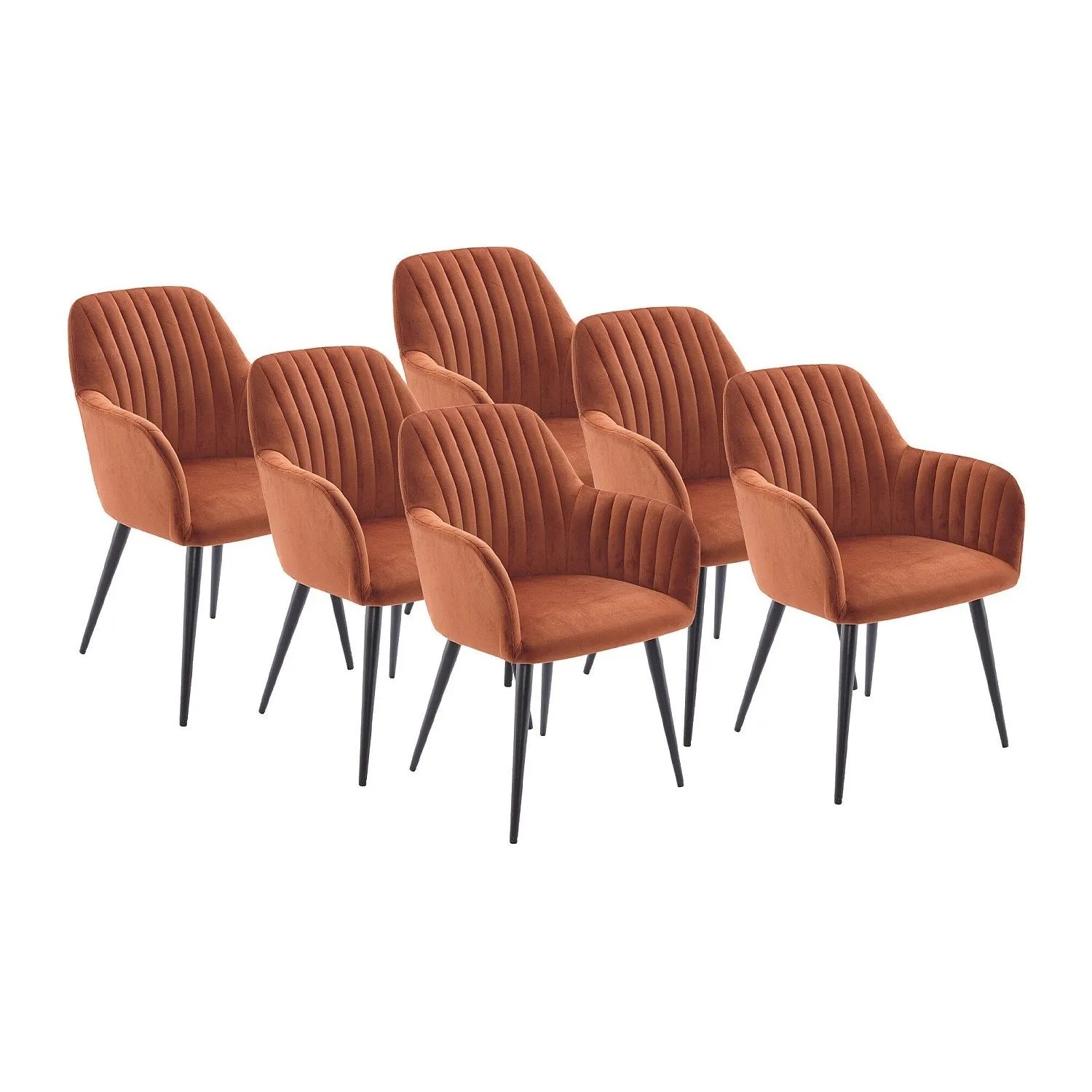 Vente-unique Stuhl Eleana Terracotta 58 cm