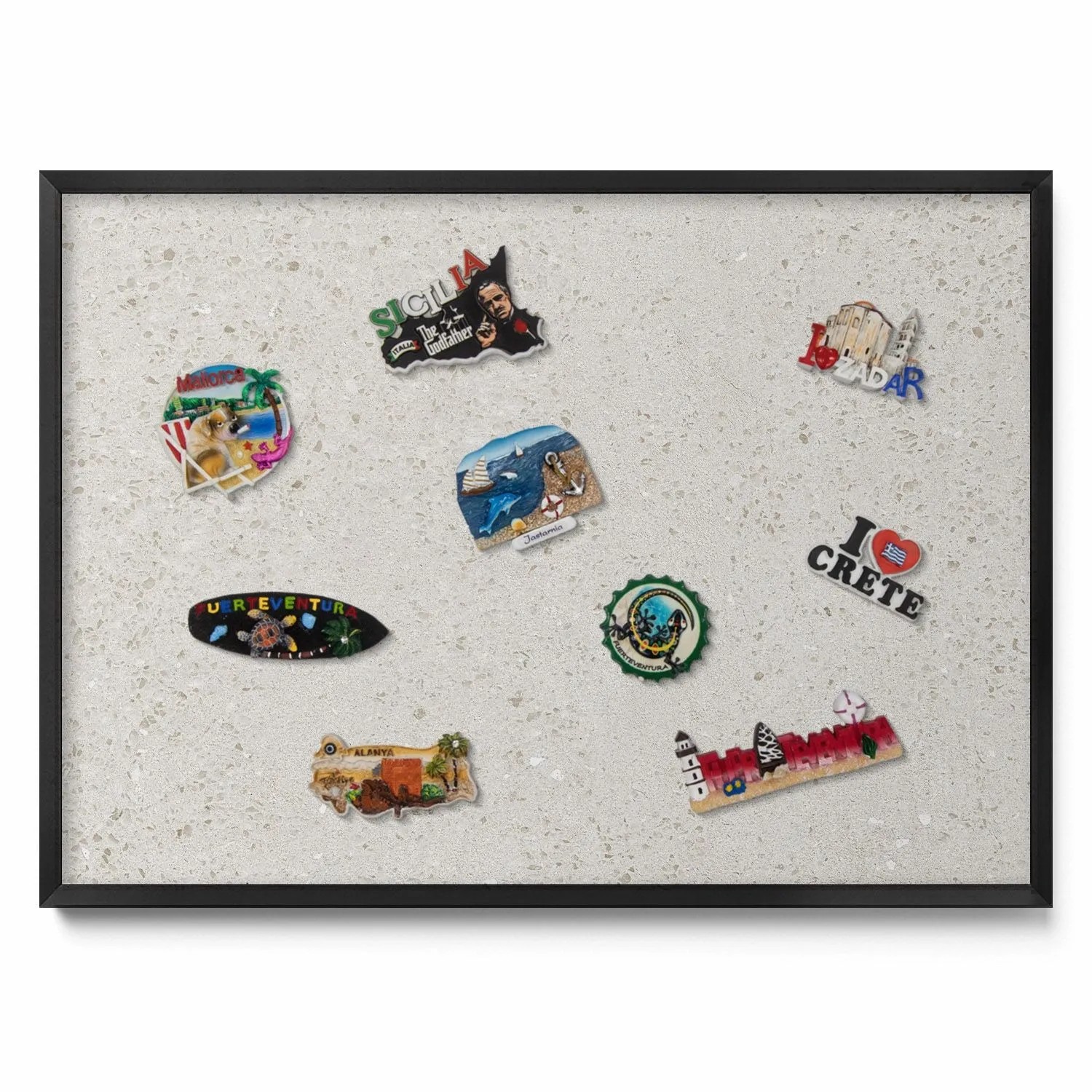 Tulup Magnettafel Wand-Magnettafel für Reisesouvenirs Hellstein Gres 70x50 günstig online kaufen