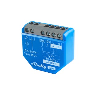 Shelly Smart-Relais Unterputz 1 Gen4 Blau