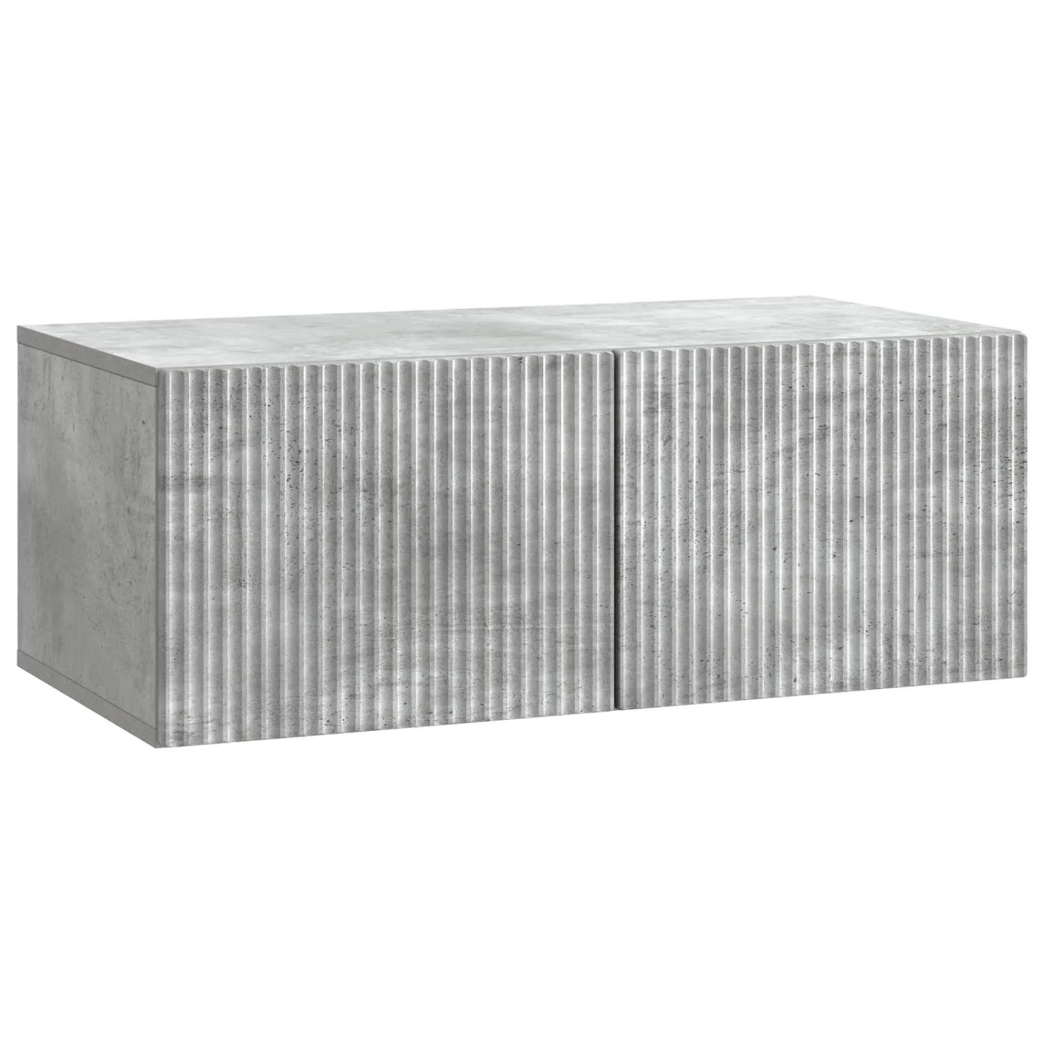 vidaXL Wandmontierter TV-Schrank Betongrau 78,5 x 41 x 30 cm 898518