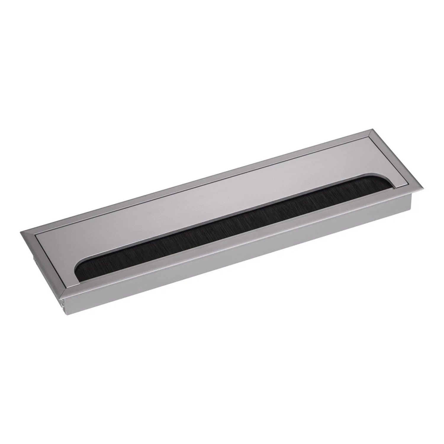 SOTECH CAVO Kabeldurchlass Kabeldose Eckig 280 x 80 mm Silber Eloxiert