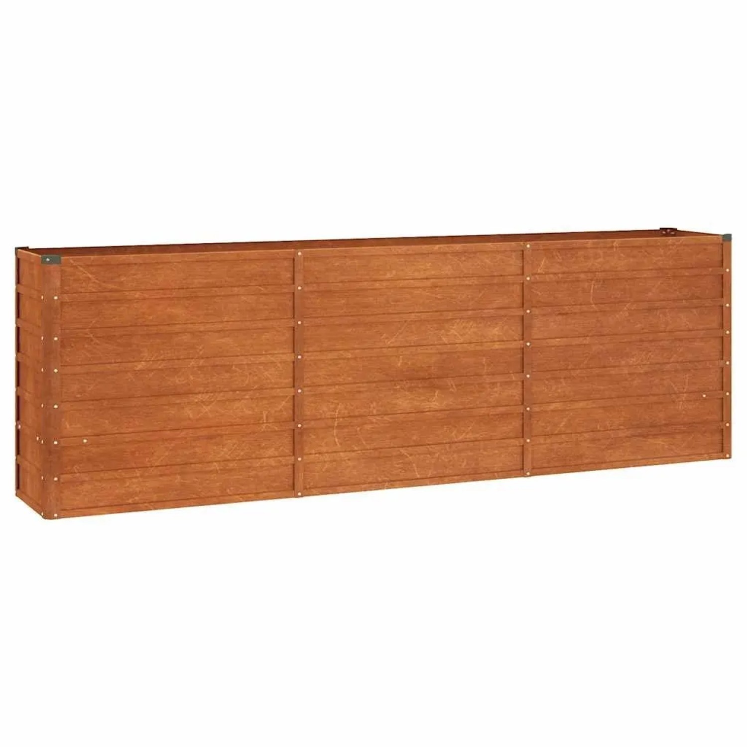 Furnicato Hochbeet Rostig 240x40x77 Cm Cortenstahl