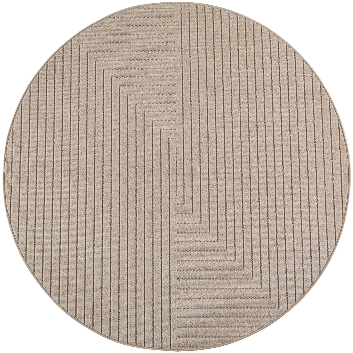 Ayyildiz Kurzflorteppich Nova 1202 Beige Ø 120 cm