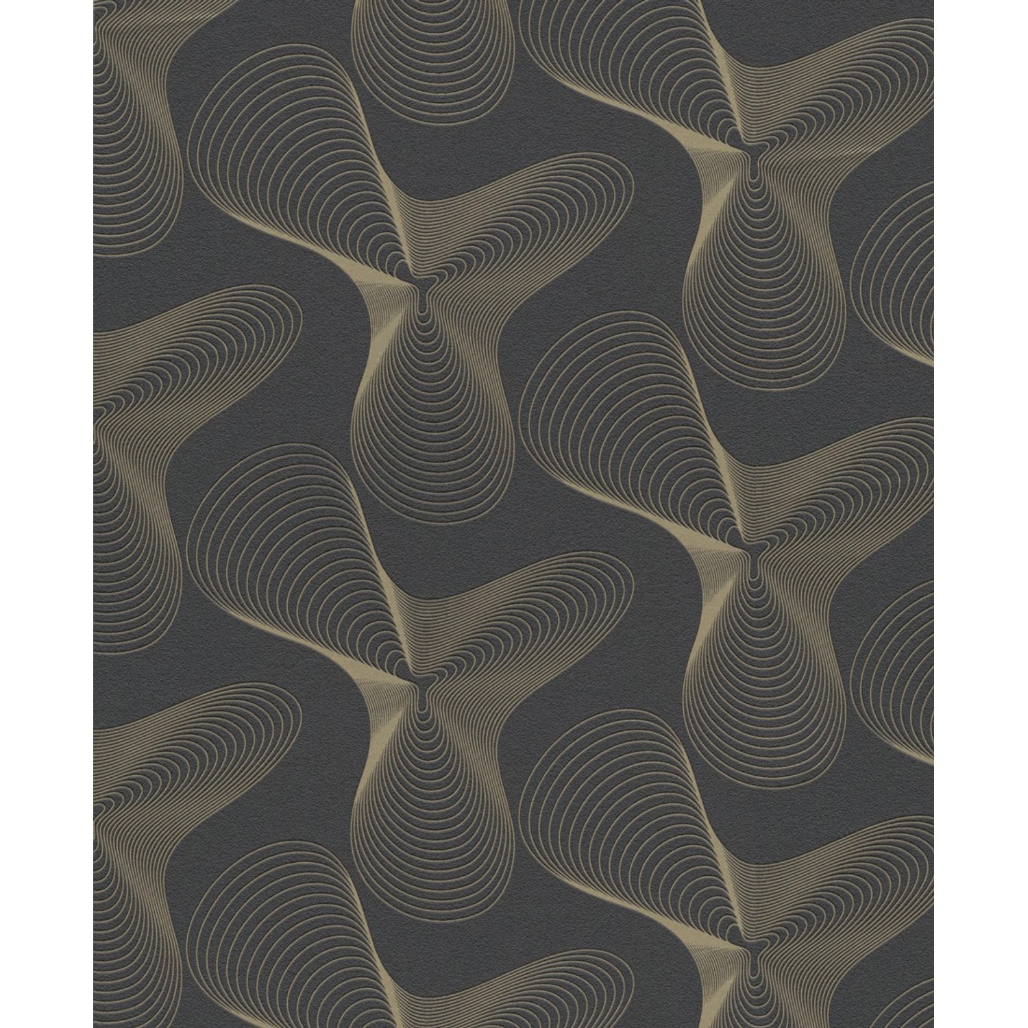 Marburg Vliestapete Grafisch Schwarz-Gold 10,05 m x 0,53 m FSC®