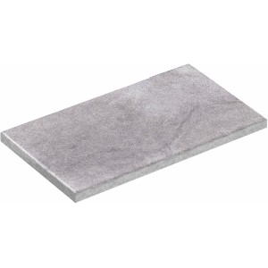 Diephaus Terrassenplatte Asante Quarz, 80x40 cm, graue Gehwegplatte mit Farbverläufen.