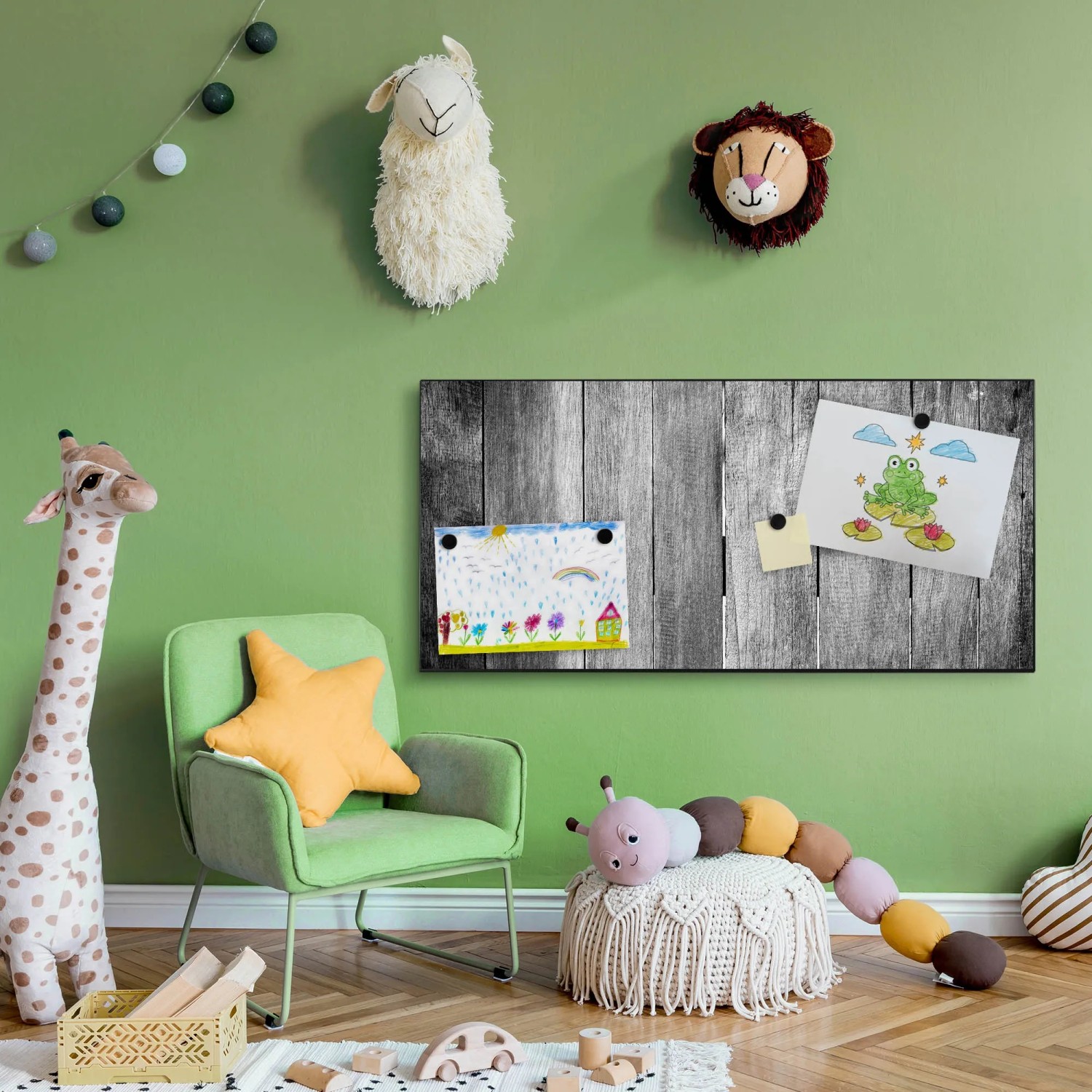Banjado Magnettafel Mit Motiv – Stylisches Memoboard Für Küche, Büro & Kinderzimmer