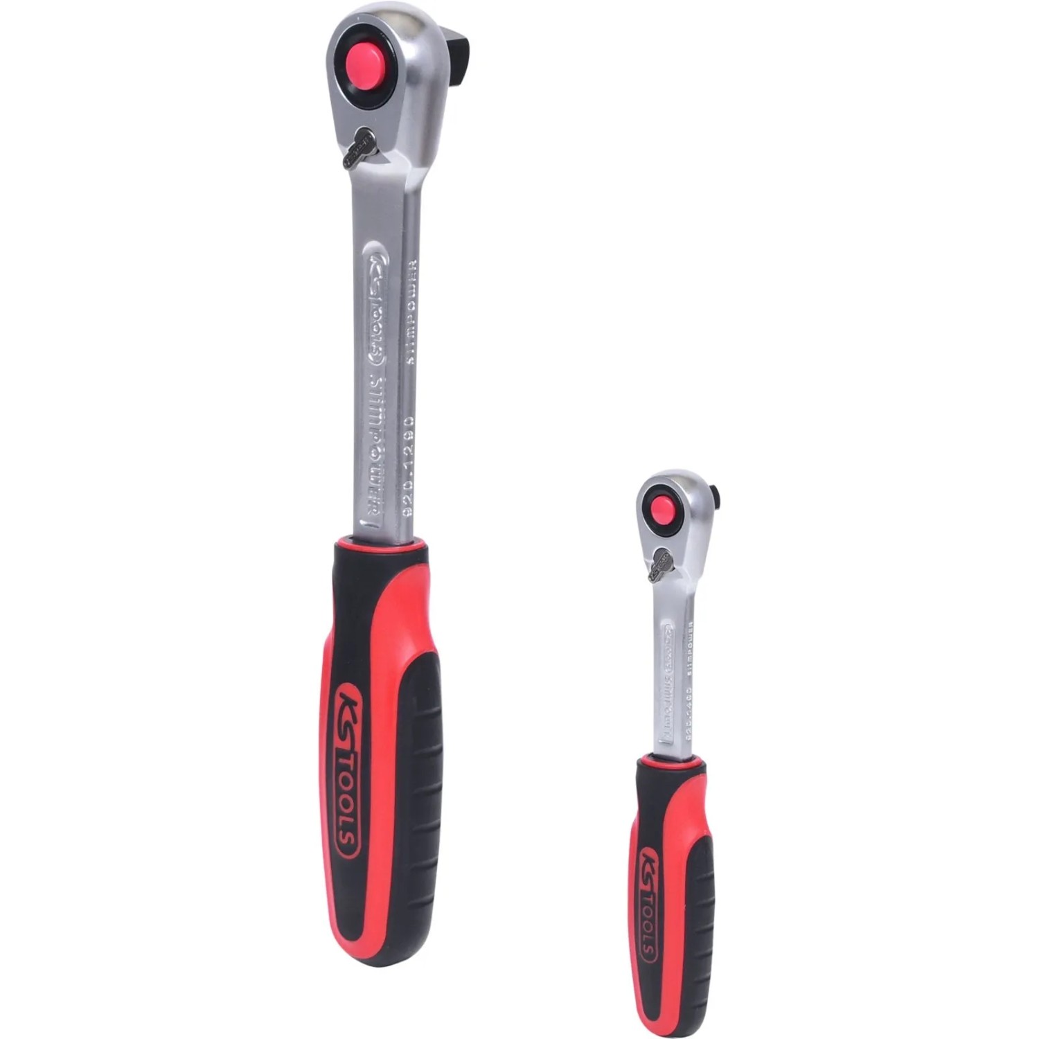 KS TOOLS Slimpower Umschaltknarren Satz 2Tlg  1 4 Zoll+1 2 Zoll 920 0002