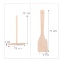 Relaxdays Crêpepfanne Aluminium Schwarz mit Teigverteiler und Pfannenwender 45 cm x 25 cm x 9 cm 0,7 kg_5
