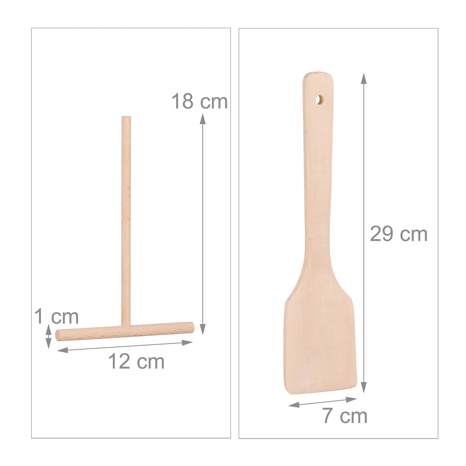 Relaxdays Crêpepfanne Aluminium Schwarz mit Teigverteiler und Pfannenwender 45 cm x 25 cm x 9 cm 0,7 kg_5