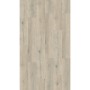 Decoflooring Click-Vinylboden Eiche Alesund, helle Holzoptik mit integrierter Trittschalldämmung.