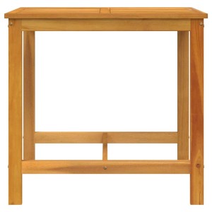 Tisch aus Akazienholz, Teil des 3-tlg. vidaXL Balkonmöbel-Sets.