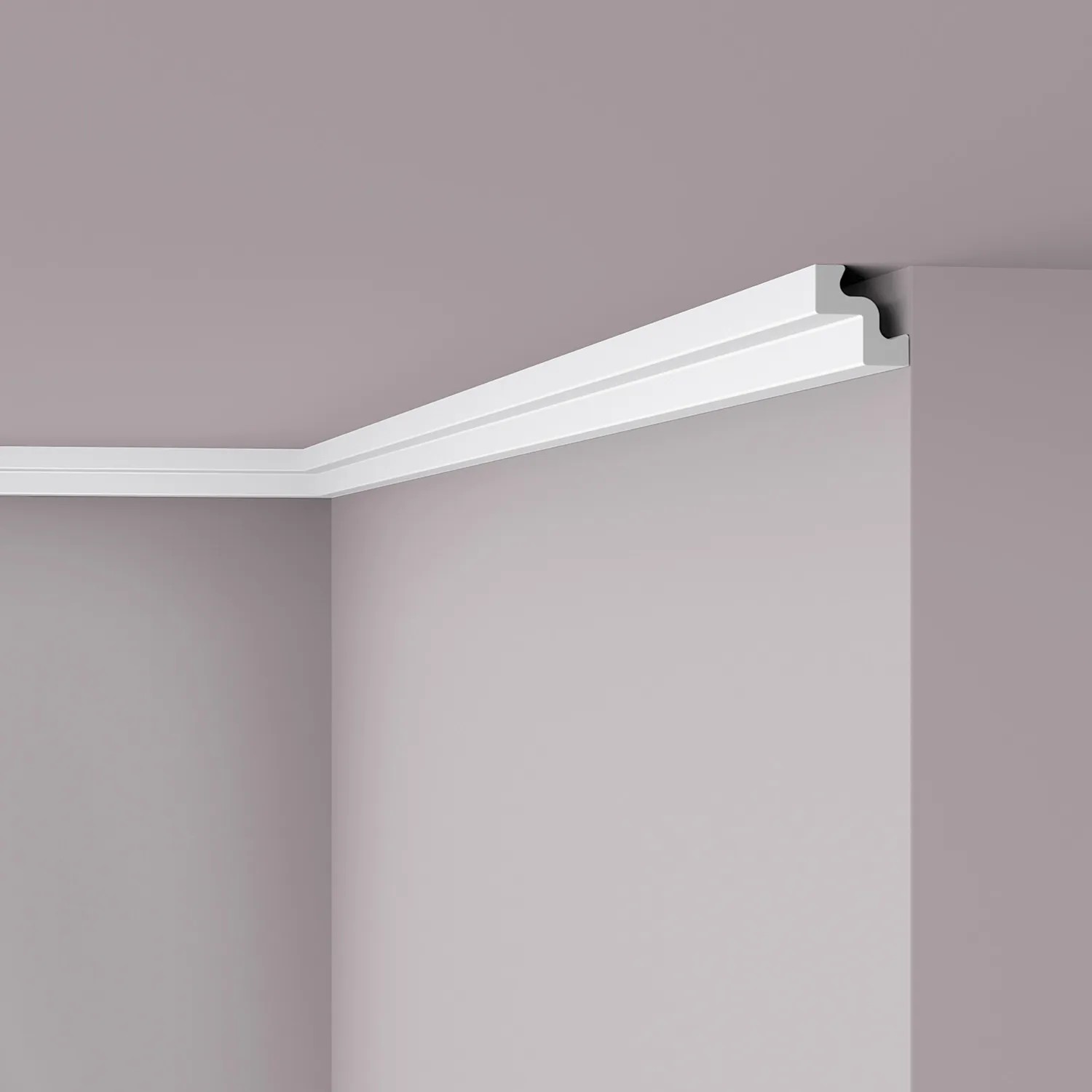 NOEL & MARQUET NMC ST2 NOMASTYL Eckleiste Zierleiste Stuckleiste 2 m 200 cm x 5 cm x 5 cm Weiß