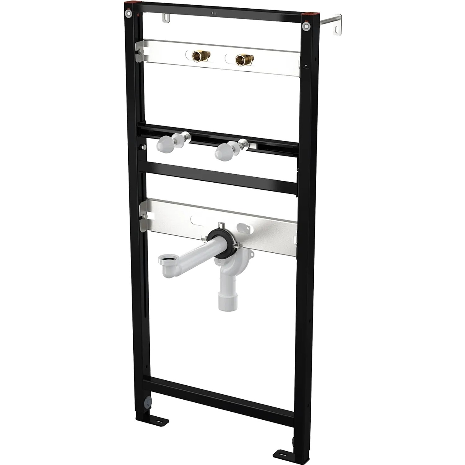 Alcadrain A104AVS/1120 Montagerahmen für Waschbecken mit eingebautem Siphon