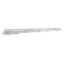 Graue REV Ritter LED-Deckenleuchte Omega Plus, eine Feuchtraumleuchte für Innen- und Außenbereiche.
