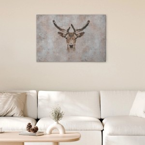 Tadessi Leinwandbild - M1-No.50979 - Big Three Rentier - 90 x 60 cm - Hochformat