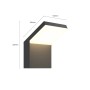 Moderne, schwarze Arcchio LED Außenwandleuchte Yolena aus Aluminium. 1-flammig, warmweiß.
