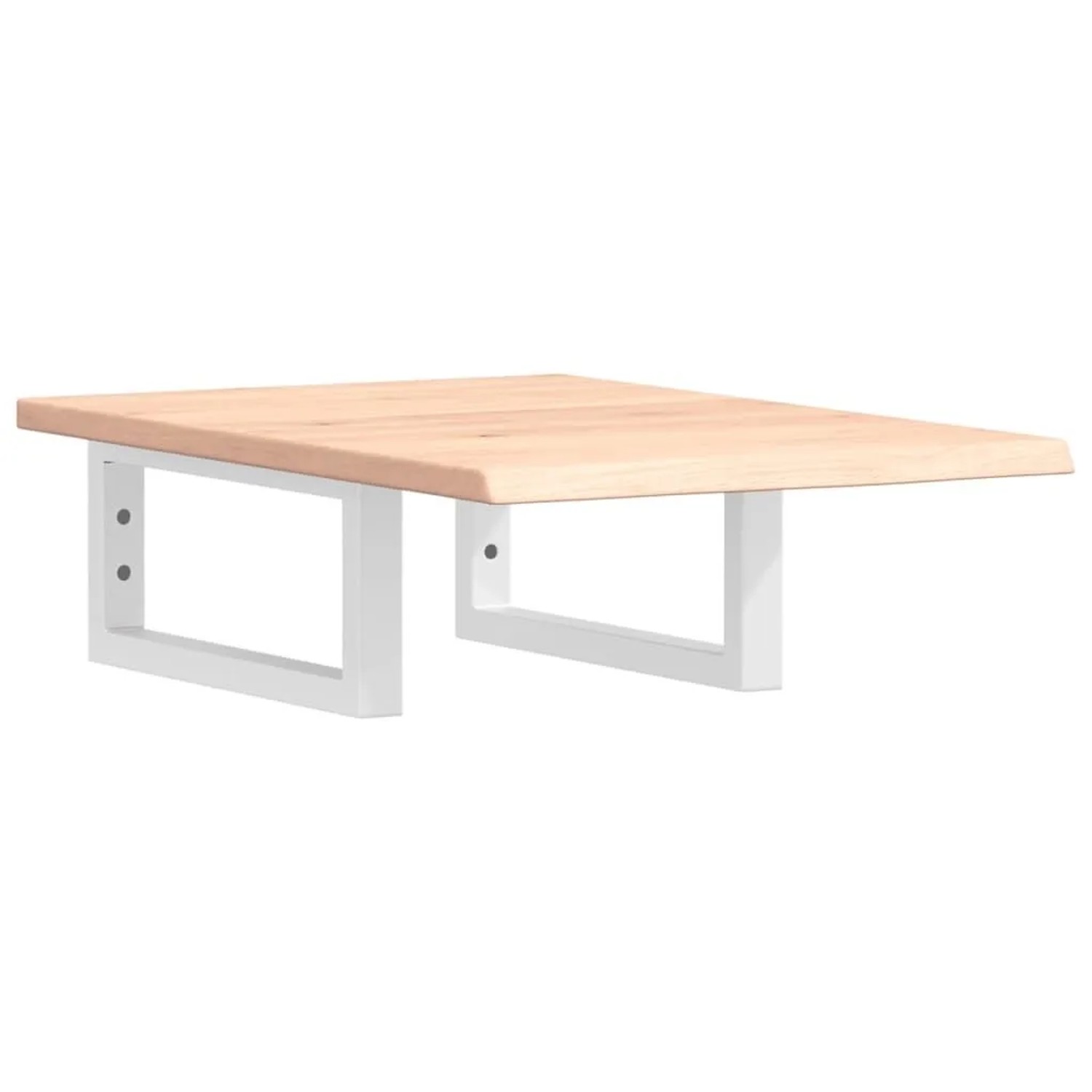 vidaXL Waschtischplatte mit Halterung Stahl und Massivholz Eiche 3302536 günstig online kaufen