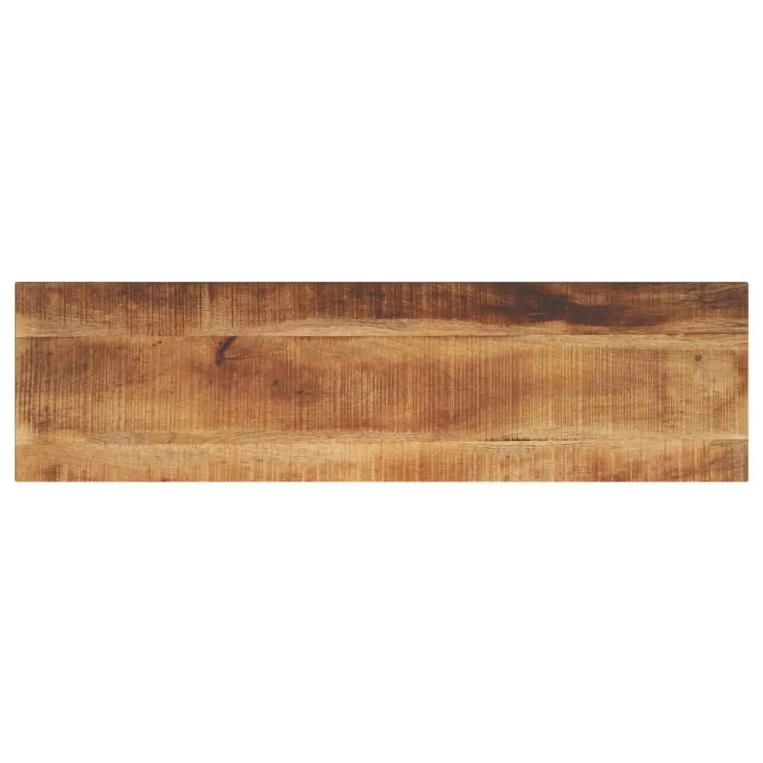vidaXL Tischplatte 110x30x2,5 cm Rechteckig Raues Massivholz Mango 371298