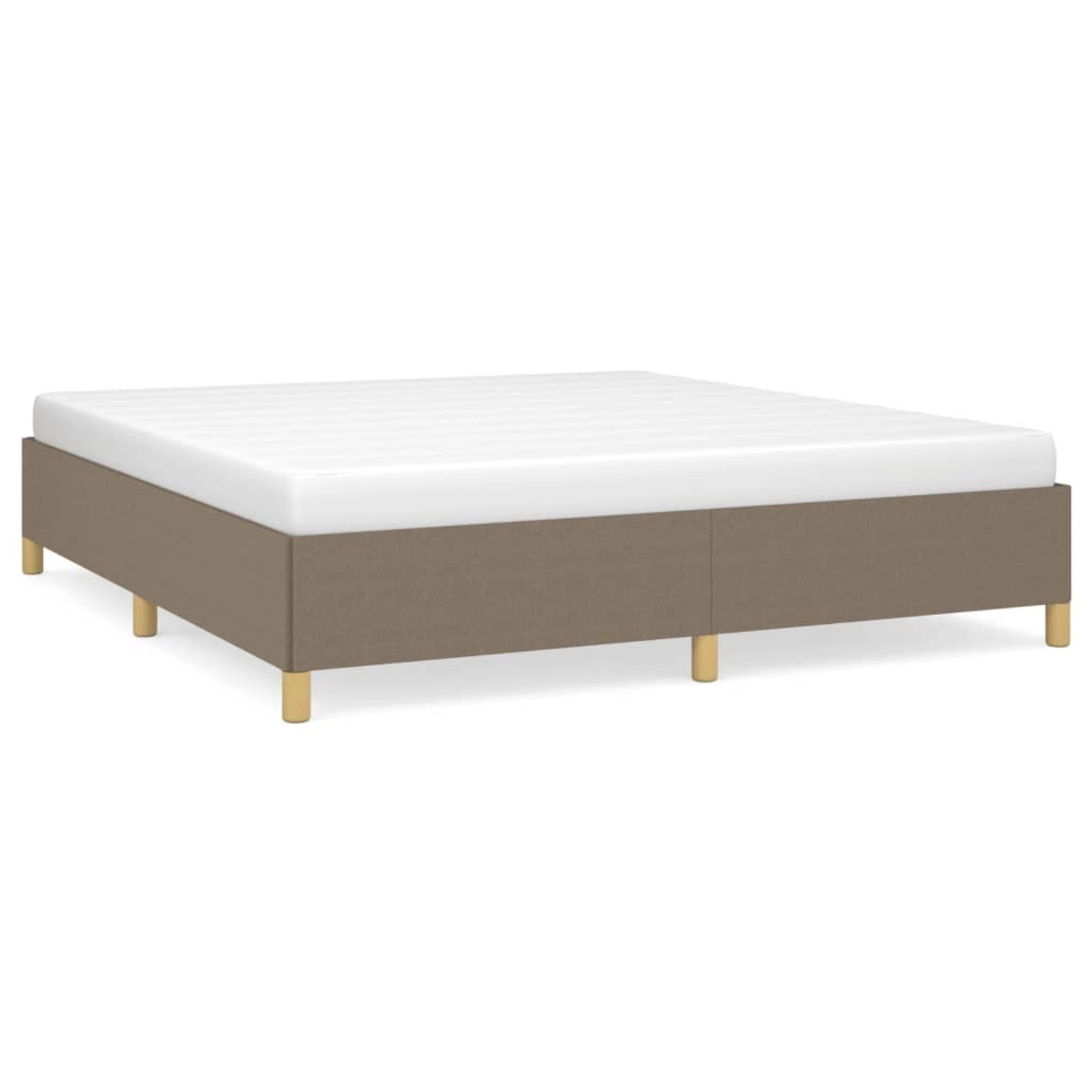 Vidaxl Boxspringbett Taupe 180x200 Cm Stoff günstig online kaufen