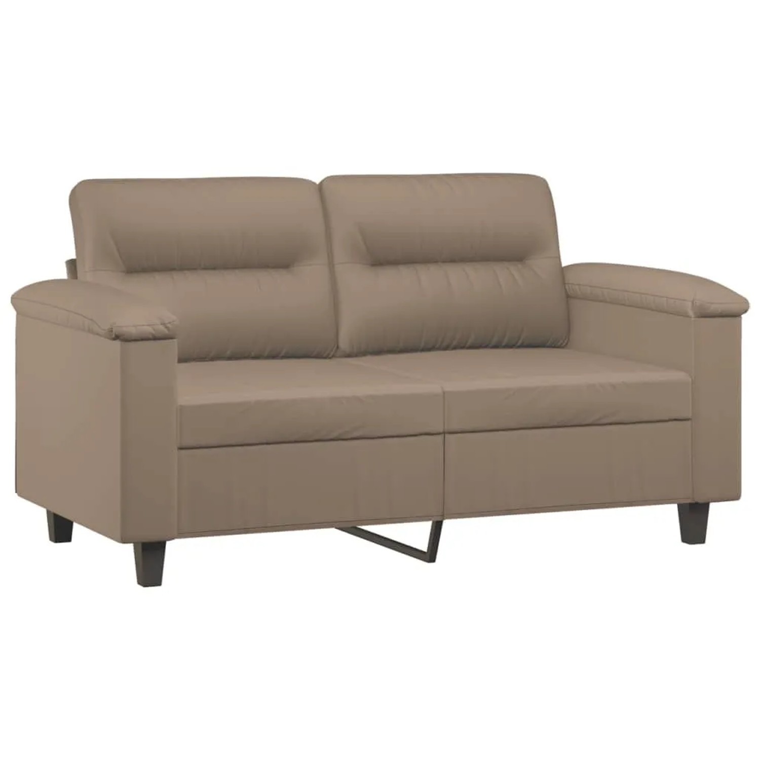 vidaXL 2-Sitzer-Sofa Cappuccino-Braun 120 cm Kunstleder 359582 günstig online kaufen