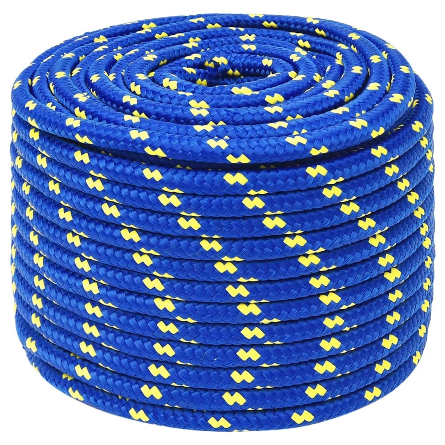 vidaXL Bootsseil Blau 12 mm 100 m Polypropylen 152460