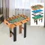 HOMCOM 4-in-1 Multispieltisch aus MDF mit Tischfußball, Tischtennis, Airhockey und Billard.