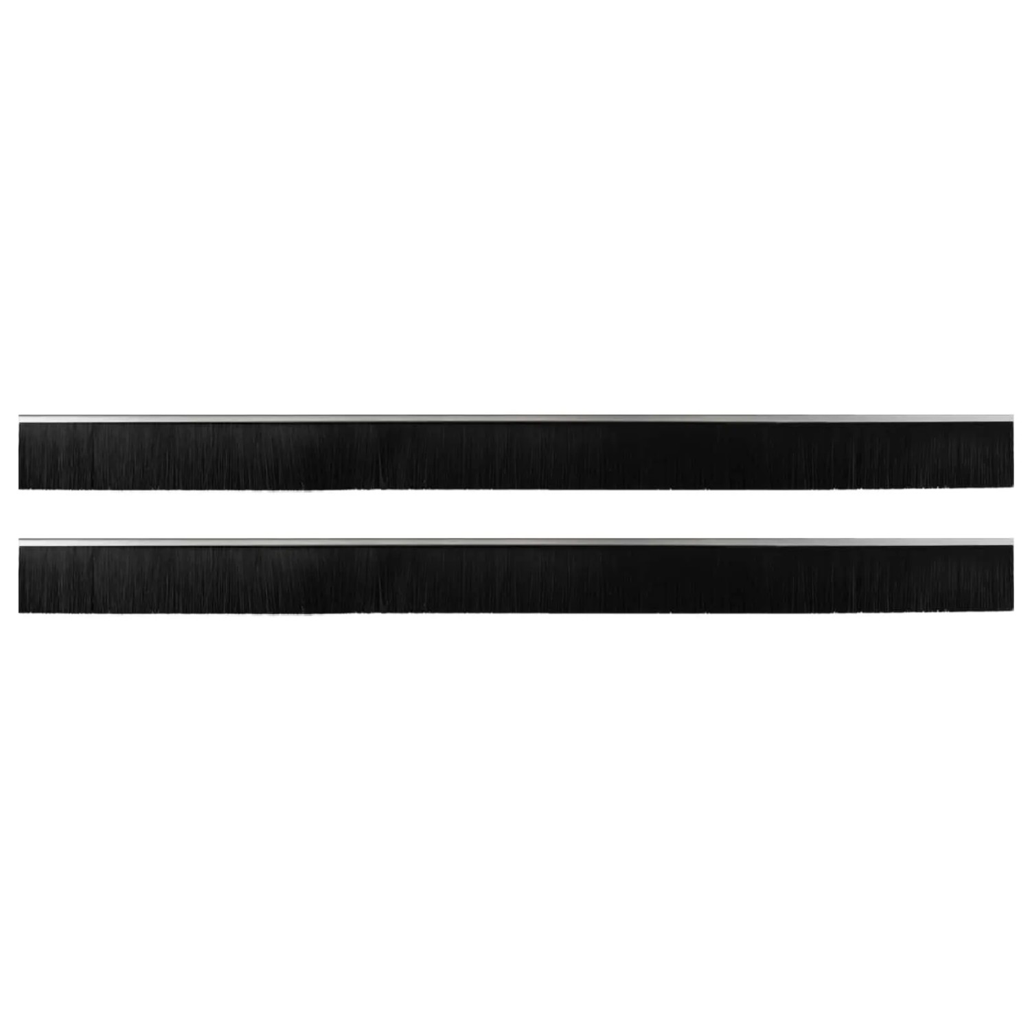 vidaXL Selbstklebende Türbürstendichtungen 2 Stk Silber 100 cm 42019475