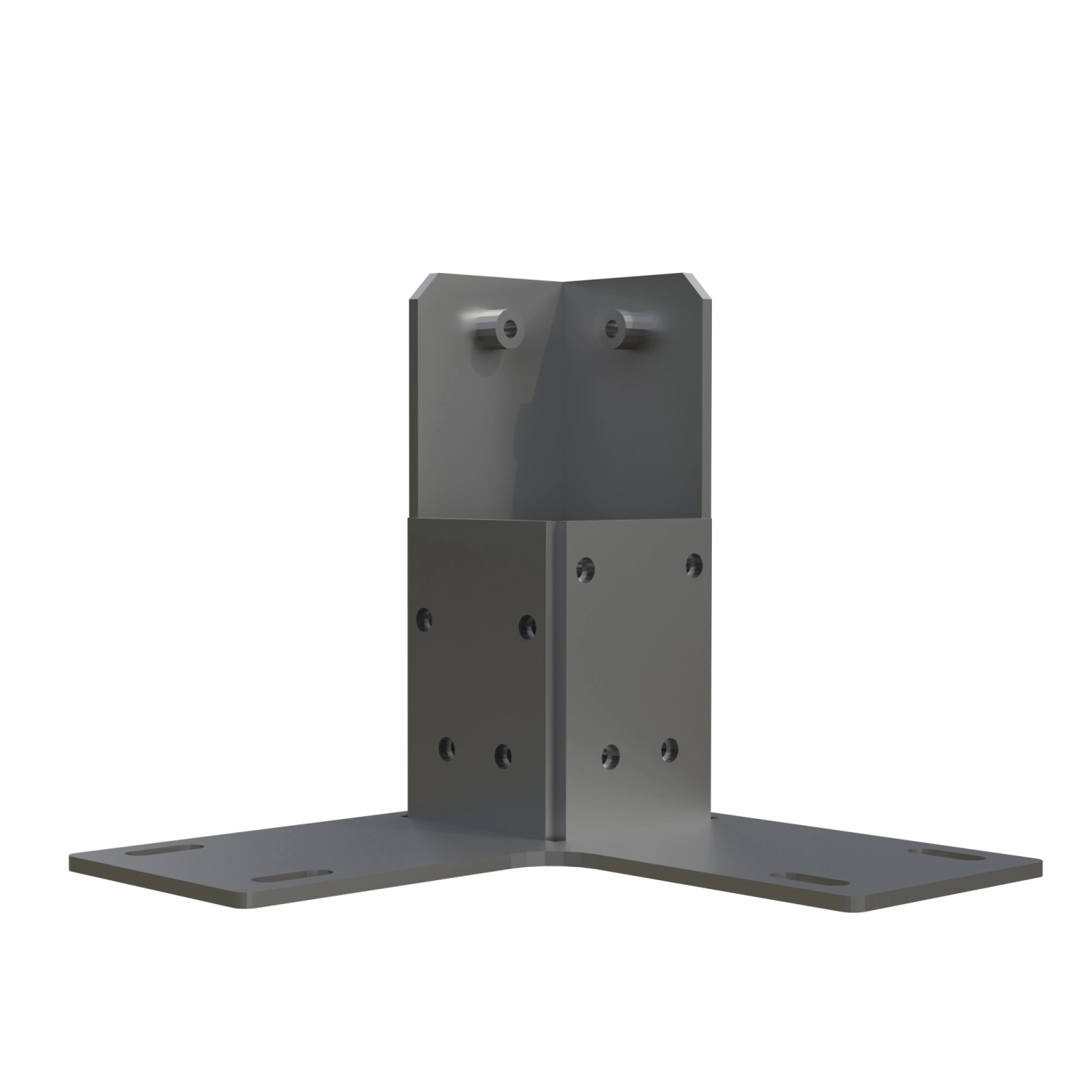 Hepa Solar Eckstandfuß für PV-Zaun Stahl Schwarz günstig online kaufen