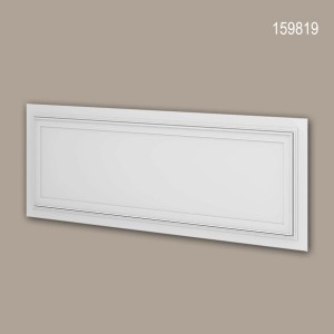 Weißes 3D Wandpaneel (150x50 cm) zur Wandvertäfelung und Akustikverbesserung.
