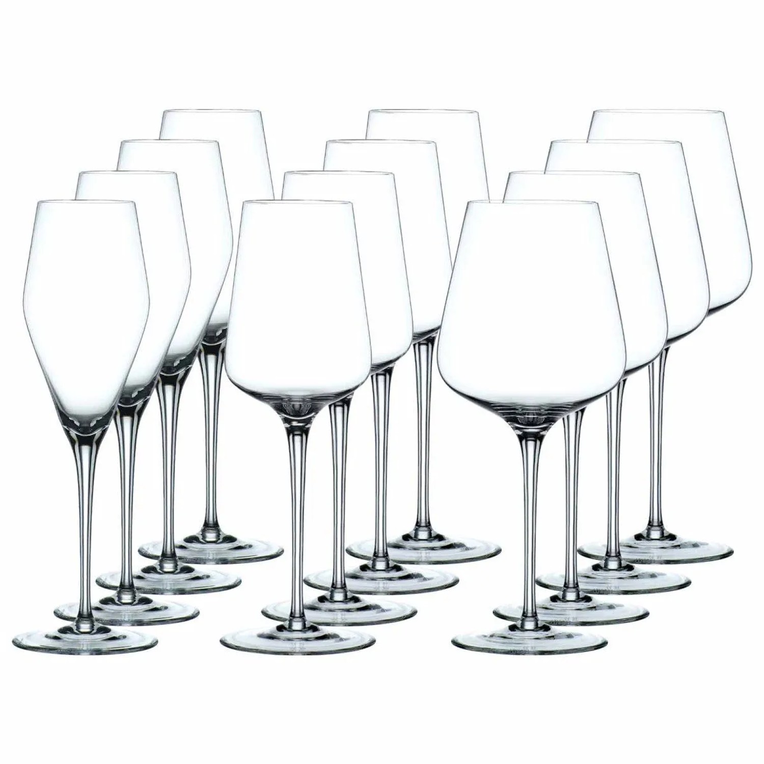 Nachtmann ViNova Wein- und Champagnergläser Set 12-teilig