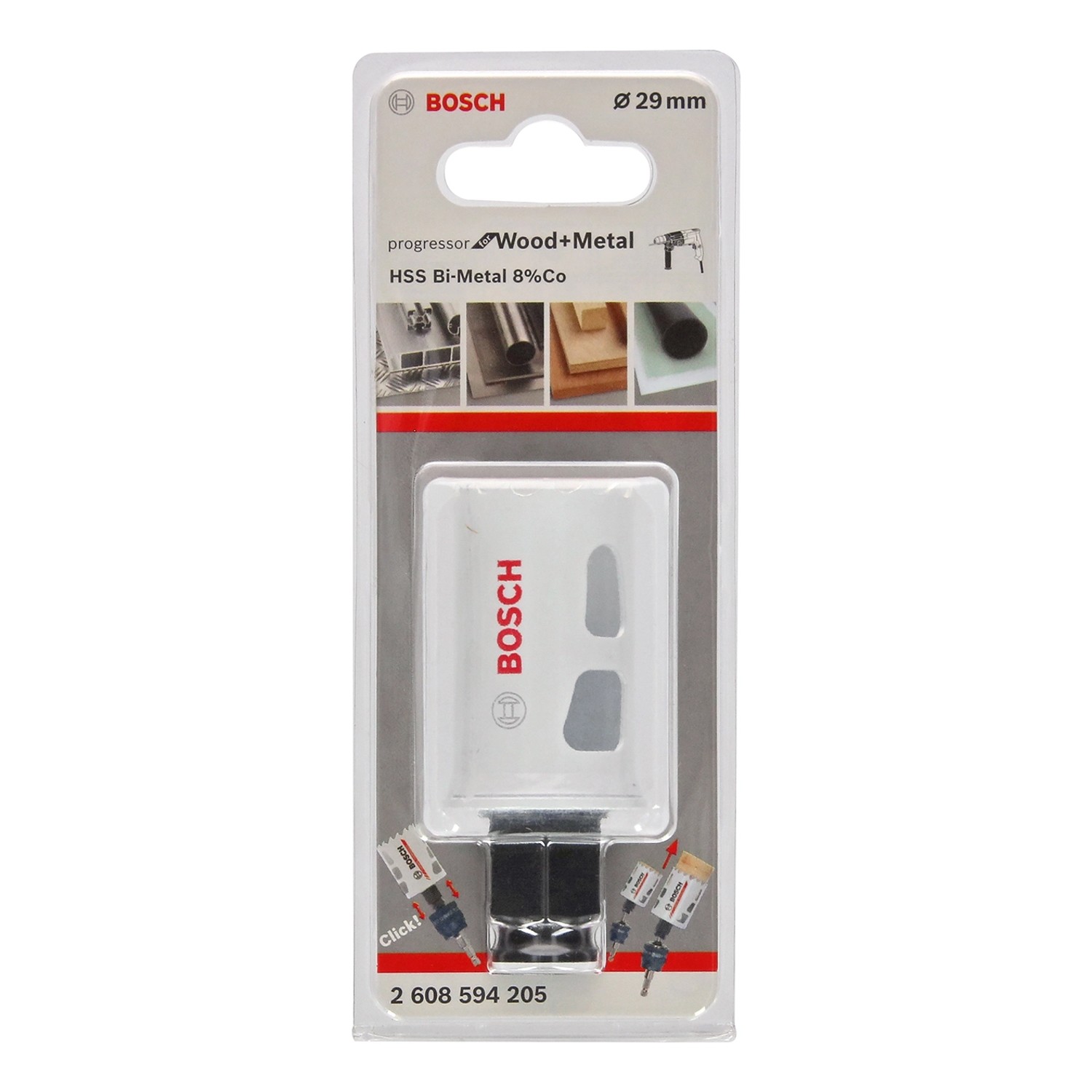 Bosch Lochsäge Progressor für Holz und Metall Ø 29 mm günstig online kaufen