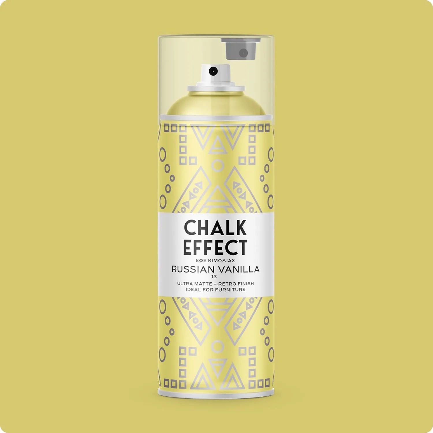 COSMOS Kreidefarbe Spray "Russisches Vanille" für Möbel & Deko im Chalk Effekt.
