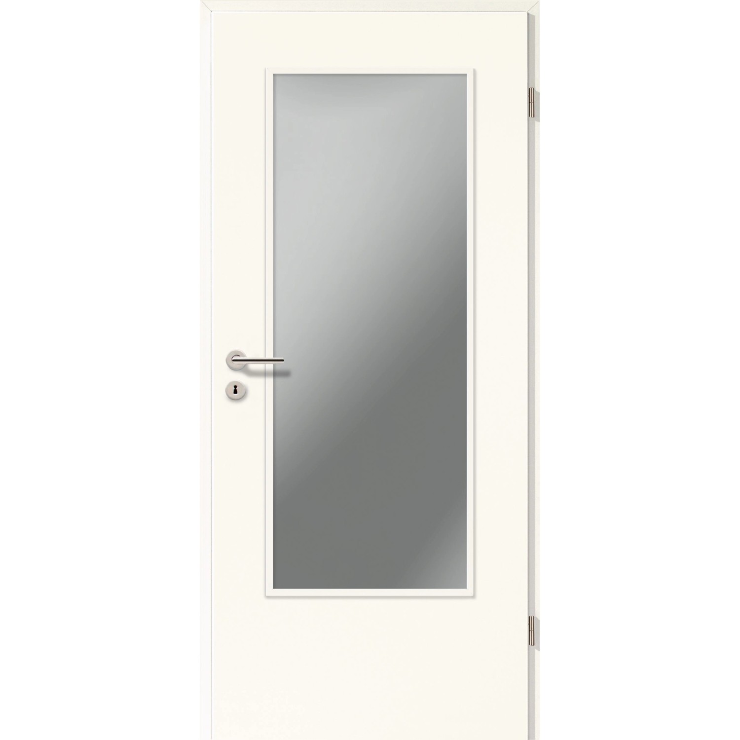 GetaDoor Zimmertür Arctic Weiß ohne Verglasung 198,5 cm x 73,5 cm Anschlag R