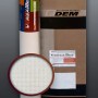Überstreichbare Vliestapete mit Stoff Textur, 6 Rollen (159 m²) im Karton, Farbe Weiß.