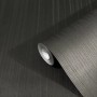 Glööckler Vliestapete Imperial Uni Streifen Schwarz auf Rolle, Dekorative Tapete.