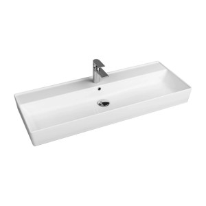 Kreabad Waschbecken 120x45cm Keramik Handwaschbecken