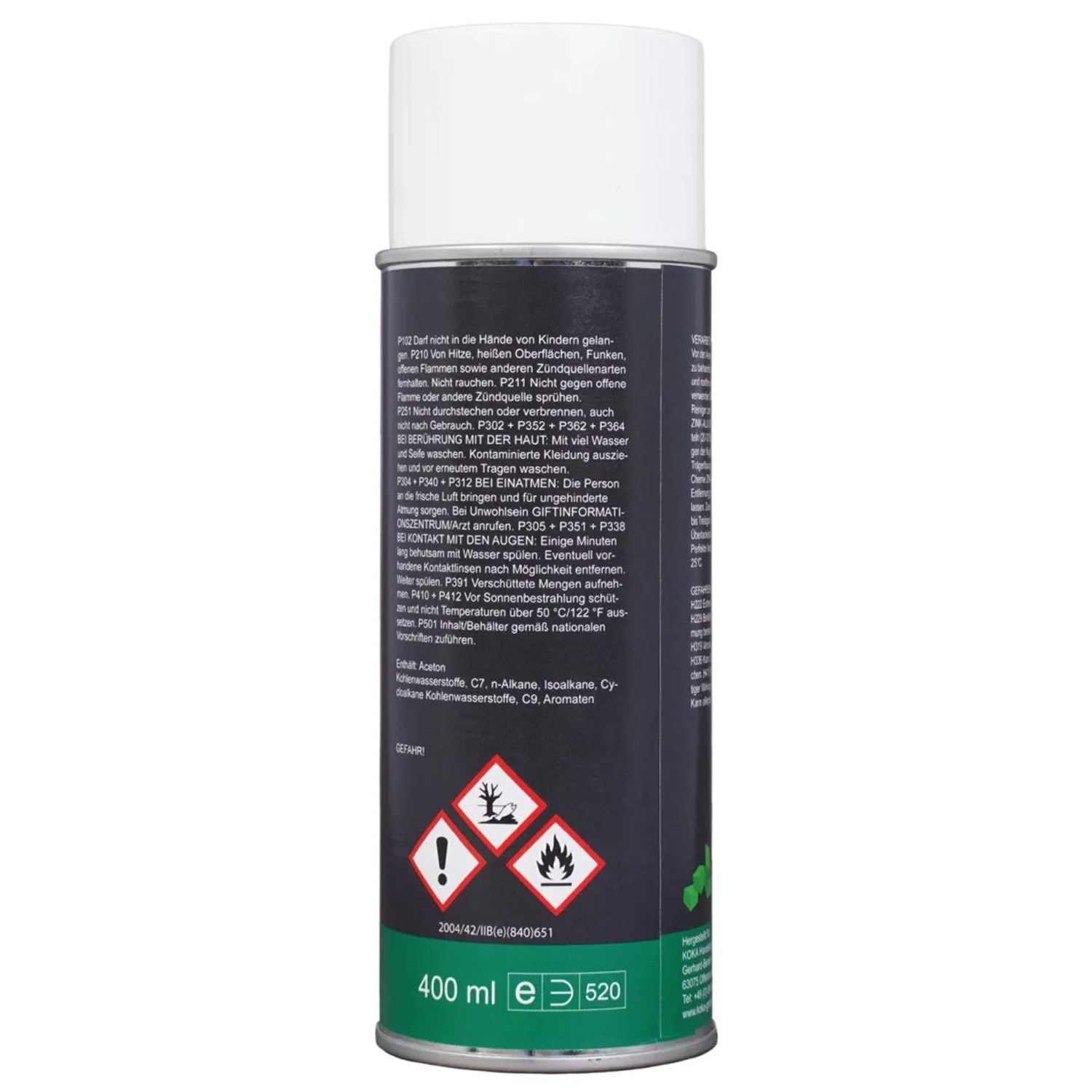 KOKA Zink-Alu Spray 400ml, silber matt, für Rostschutz auf Metall.