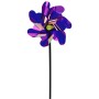 Windrad aus Kunststoff, Ø 18 cm, Höhe 42 cm, in Lila/Pink. Dekorative Gartenfigur.